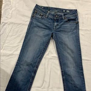 MISS ME BLUE JEANS CRYSTAL BACK POCKET